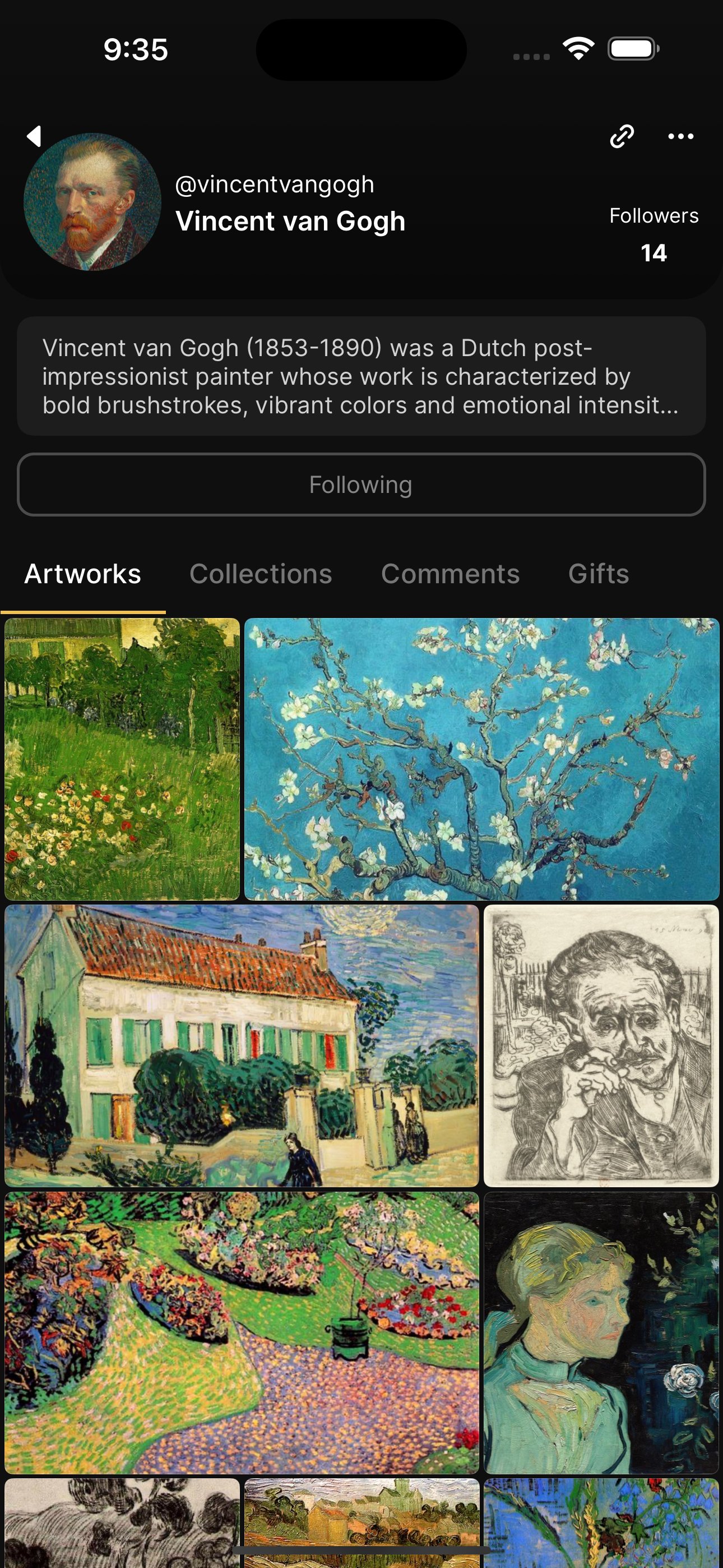 Artist Portfolios